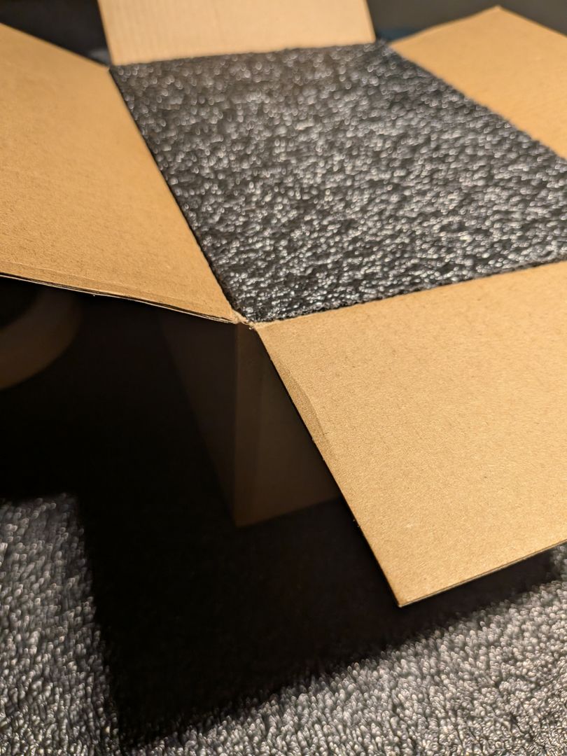 Top layer of PE foam covering the drive